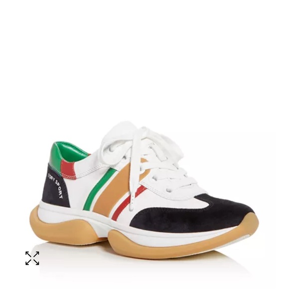 Shoes - Tory Sport Women's Bubble Stripe Low-Top Sneakers